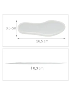 20 Paar Sohlenwärmer in Weiß - Größe L