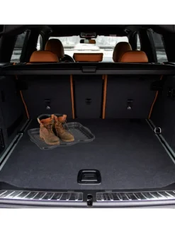 3 x Schuhabtropfschale in Schwarz - (B)48 x (H)3 x (T)34 cm