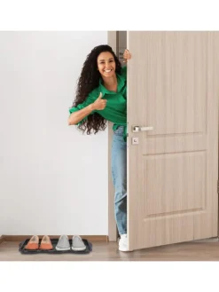 3 x Schuhabtropfschale in Grau - (B)48 x (H)3 x (T)34 cm