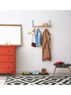 6 x Schuhabtropfschale in Grau - (B)35 x (H)3 x (T)27 cm