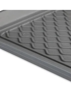 3 x Schuhabtropfschale in Grau - (B)60 x (H)3 x (T)40 cm