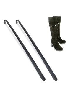 2 x Schuhlöffel in Schwarz - 70 cm