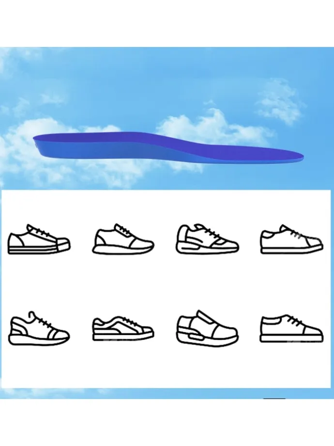 AirTag Schuheinlage Schutzhülle 155-170mm Blau