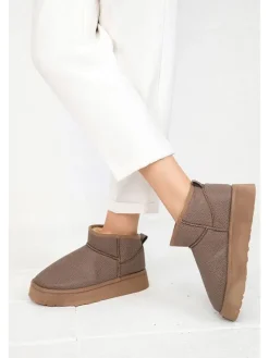 Ankle-Boots in Braun