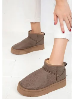 Ankle-Boots in Braun