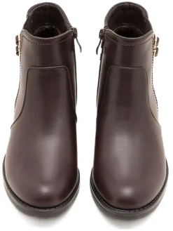 Ankle-Boots in Dunkelbraun