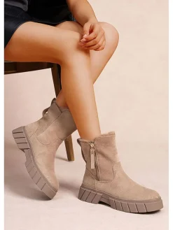 Ankle-Boots in Khaki