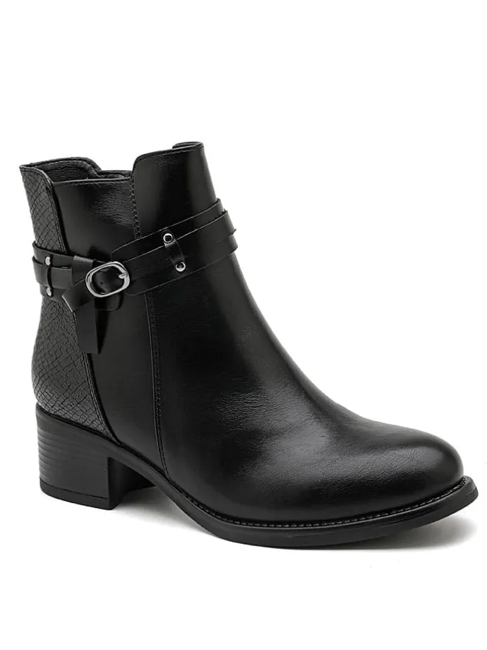 Ankle-Boots in Schwarz