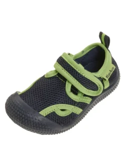 Aqua-Sandale in Marine/Grün