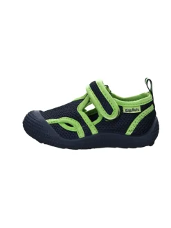 Aqua-Sandale in Marine/Grün