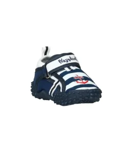 Aqua-Schuh maritim in Marine/weiß