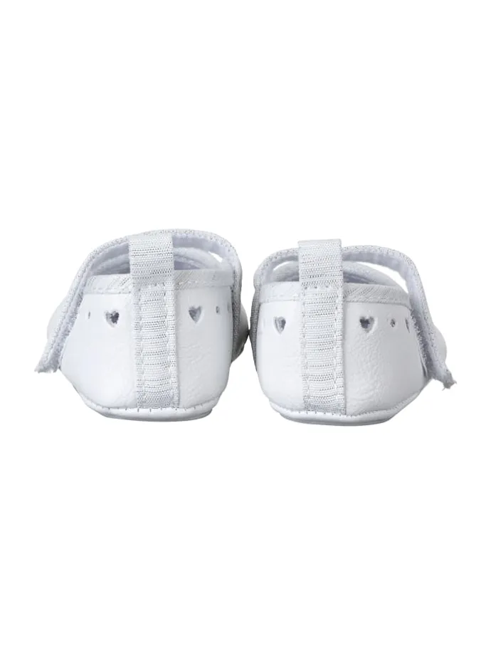 Baby Ballerinas Herz in weiß