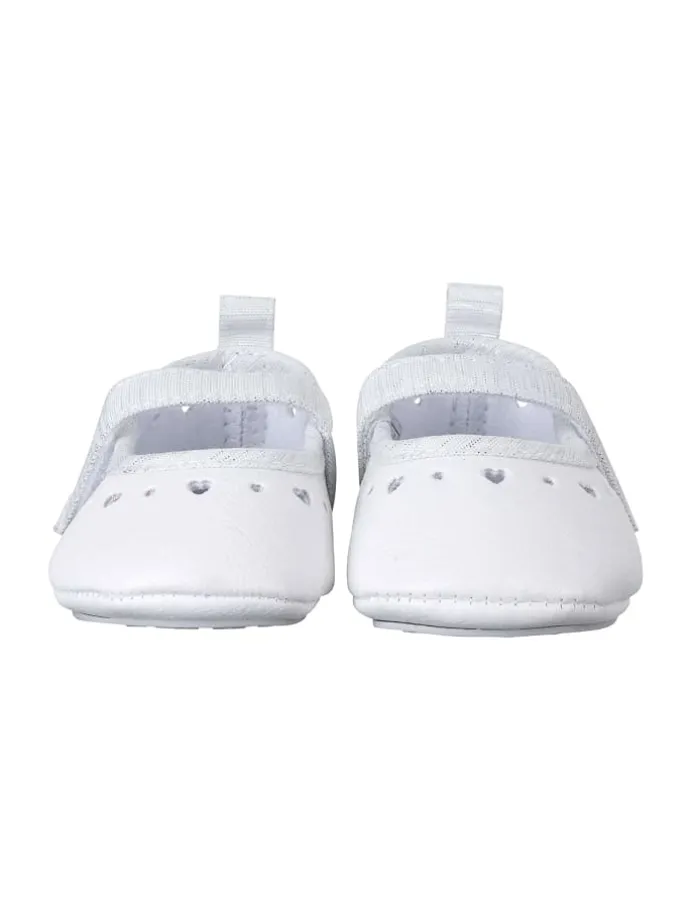 Baby Ballerinas Herz in weiß