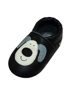 Baby Krabbelschuhe aus Leder, weiche Lauflernschuhe mit rutschfester Sohle