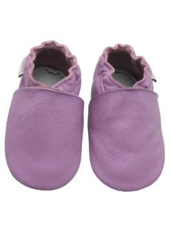 Baby Krabbelschuhe aus Leder, weiche Lauflernschuhe mit rutschfester Sohle