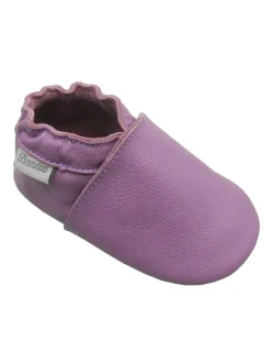 Baby Krabbelschuhe aus Leder, weiche Lauflernschuhe mit rutschfester Sohle