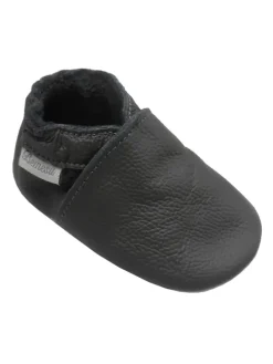 Baby-Leder-Laufschuhe, komfortabel mit rutschfester Sohle - Grau