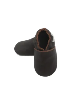 Baby-Leder-Laufschuhe, komfortabel mit rutschfester Sohle - Hellbraun