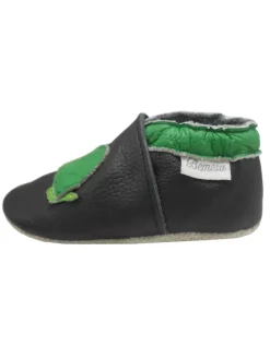 Baby-Leder-Laufschuhe, komfortabel mit rutschfester Sohle-Schildkrötenmuster