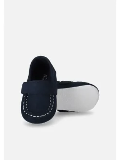 Baby-Mokassins in dunkelblau