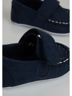 Baby-Mokassins in dunkelblau