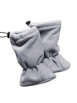 Babyschuhe Fleece-Booties in stone