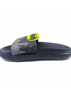 Badelatschen Batman in Schwarz