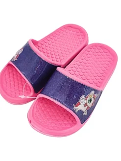 Badelatschen Einhorn in Pink