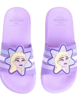 Badelatschen Frozen Elsa in Lila