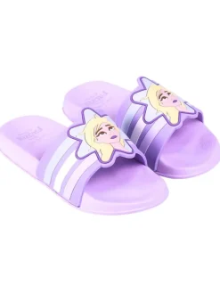 Badelatschen Frozen Elsa in Lila