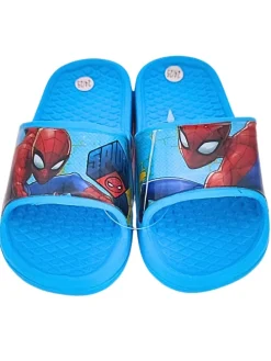 Badelatschen Spider-Man in Hellblau