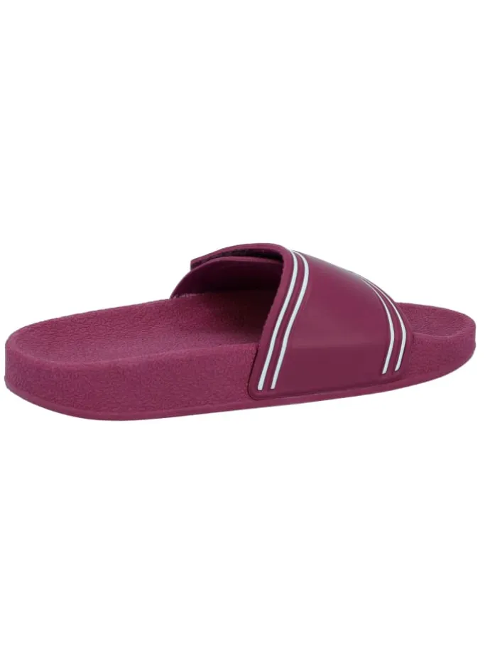 Badepantolette "Coast V" in Rosa