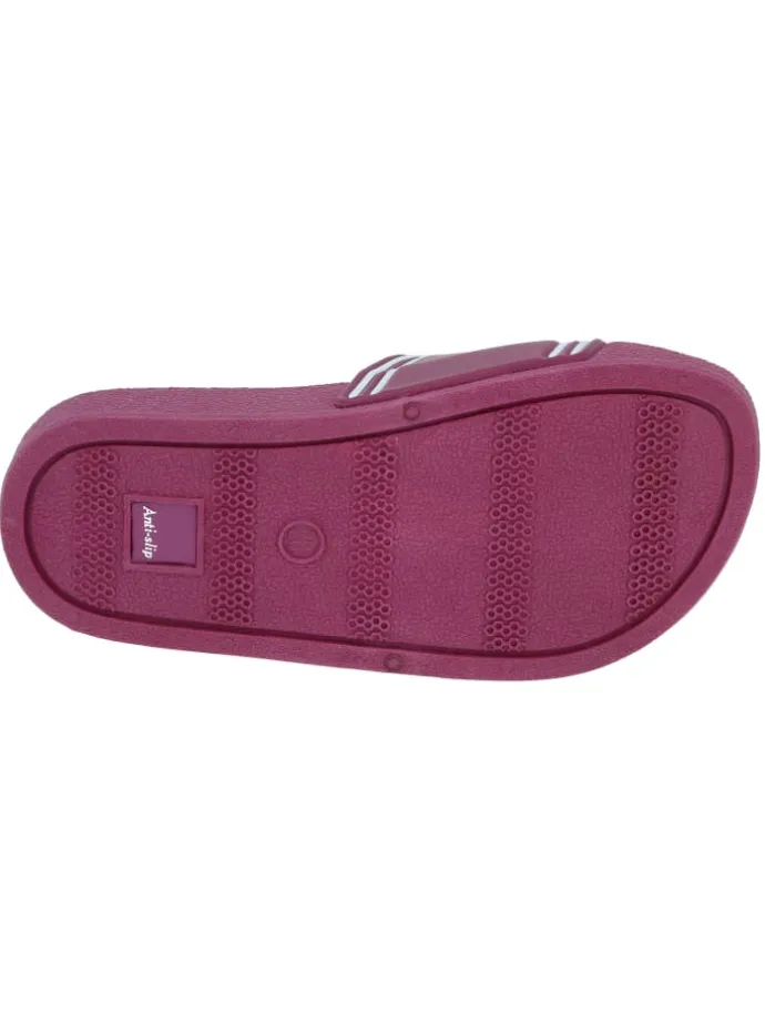 Badepantolette "Coast V" in Rosa