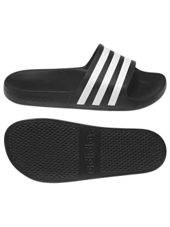 Badeschuhe Adilette Aqua in Schwarz