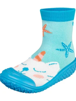 Badeschuhe "Einhornmeerkatze" in Blau
