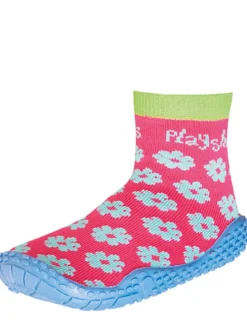 Badeschuhe in Pink/ Hellblau