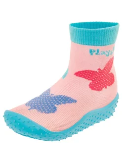 Badeschuhe in Rosa/ Bunt