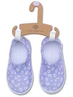 Badeschuhe ''Lila Leopard'' in Lila