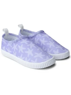 Badeschuhe ''Lila Stars'' in Lila