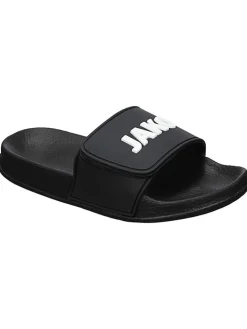 Badeschuhe "Lock" in Schwarz