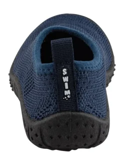 Badeschuhe Strickoptik in marine