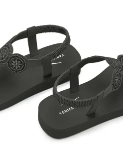 Badezehentrenner in schwarz