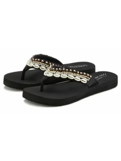 Badezehentrenner in schwarz