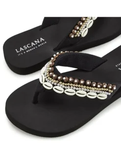 Badezehentrenner in schwarz