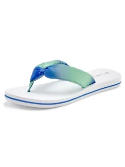 Badezehentrenner in türkis Farbverlauf