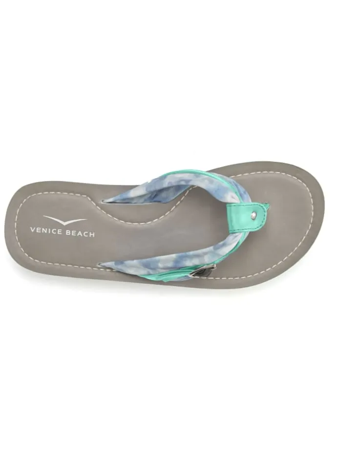 Badezehentrenner in türkis