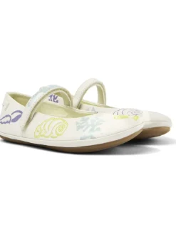 Ballerinas " Right " in Weiß Natural