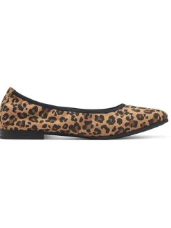 Ballerinas in Beige/ Hellbraun/ Dunkelbraun