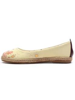 Ballerinas in Beige/ Rosa