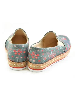 Ballerinas in Blau/ Rot